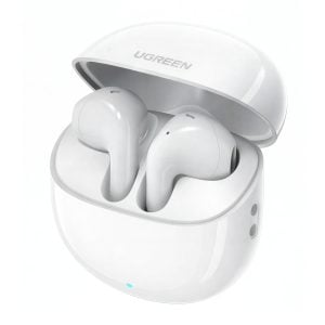 UGREEN Lightbuds Basic Earphones (Semi In-Ear)–White - Image 1