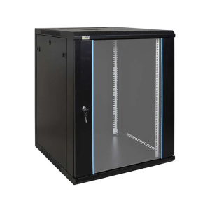 Zone Lite 15U 500mm Black Wall Mount Black Cabinet - Image 1