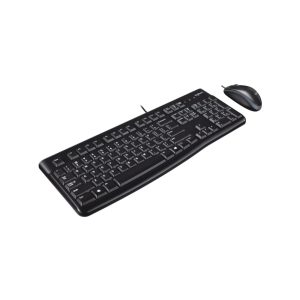 Logitech MK120 Black USB Keyboard & Mouse Combo - Image 1