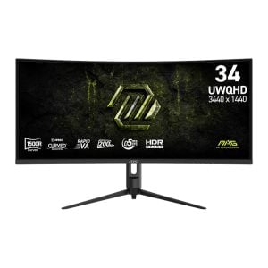 MSI MAG 342CQRF E20 34" UWQHD 200Hz VA Curved Gaming Monitor - Image 1