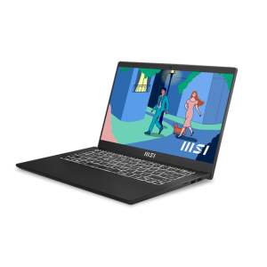 MSI / MODERN 14 F1MG-438ZA / INTEL CORE 7 150U / DDR4 3200MHz 16GB (2x 8GB) / 512GB NVME PCIE SSD / INTEL IRIS GRAPHICS / 14" FHD (1920x1080) 60Hz / WINDOWS 11 HOME/ NO BAG INCLUDED / URBAN SILVER / 1 YEAR WARRANTY - Image 1