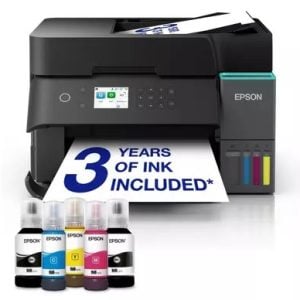 Epson 35ppm Mono 23ppm Colour A4 Print Scan Copy USB Wi-Fi/Wi-FiDirect Ethernet ADF DuplexPrint incl 1 set of ink (2 x Black) - Image 1