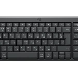 Logitech K250 – Bluetooth – Spill resistant Keyboard - Graphite - Image 1