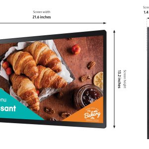 SAMSUNG 24'' EDGE LED FHD 300 NIT 16/7 HOUR PANEL TOUCH - Image 1