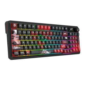 Redragon K719AK ARTEMIS PRO RGB Wireless LCD Mechanical Gaming Keyboard (Anime Edition) - Image 1