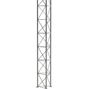 Lattice Mast 3m Section (Revised). ZigZag bracing and flange joint.