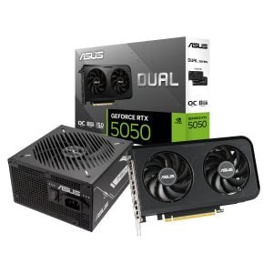 Asus Nvidia GeForce RTX 5050 OC Edition and 750W 80 PLUS Bronze Non-Modular Power Supply Bundle - Image 1