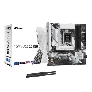 ASRock B760M Pro RS WiFi Intel LGA 1700 MATX Gaming Motherboard - Image 1