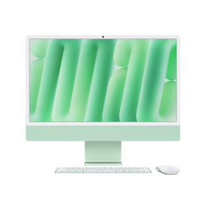 24-INCH IMAC WITH RETINA 4.5K DISPLAY: APPLE M4 CHIP WITH 10‑CORE CPU AND 10‑CORE GPU  16GB  256GB SSD - GREEN - Image 1