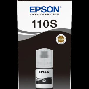 Epson 110S Ink Bottles Black L 40ml EcoTank M3170 / M3140 / M2170 / M2141 / M1180 / M1170 / M1140 / M1120 / M1100 / M3180 2000 pages - Image 1