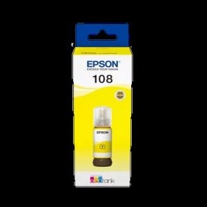 Epson 108 Ink Bottle Yellow 70ml for L8050 / L18050 - Image 1