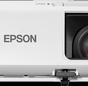 Epson 3800lm WXGA 1280x800 16:10 Lamp USB 2VGA 2HDMI RS-232C Wi-FiOptional LAN NoBag White Mobile/Install - Image 1