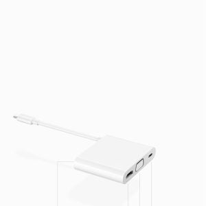 Set multiple outputs with one device. This docking station supports HDMI  VGA  USB-A  and USB-C to meet the needs of your data transmission  projection  charging and other multi-scene needs. Simple and easy to use. - Image 1
