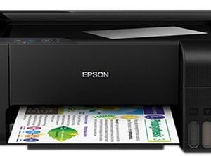 Epson 33ppm Mono 15ppm Colour A4 Print Scan Copy USB incl 1 set of ink (2 x Black) - Image 1