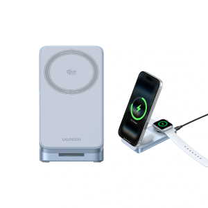 Ugreen 3 in 1 Magnetic Wireless Charger 25w - Image 1