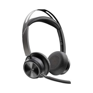 HP Accesories Poly Voyager Focus 2 Microsoft Teams Certified USB C C Headset +USB C/A Adapter +Charging Stand - Image 1