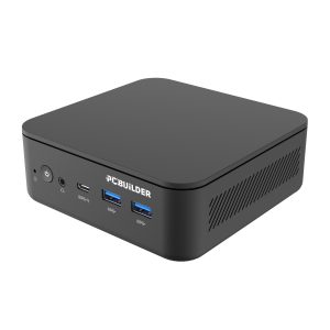 PCBuilder CUBE Intel Core 3-100U 16GB DDR5 512GB Windows 11 Pro Mini PC - Image 1