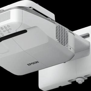 Epson 3500lm WXGA 1280x800 16:10 Lamp USB 2VGA 3HDMI RS-232C Wi-FiOptional NoBag White BracketIncl UltraShortThrow - Image 1