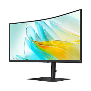 Samsung LS34C652U  34" S65UC ViewFinity WQHD USB-C Monitor with KVM Switch  UWQHD (3440 x 1440) 100Hz 5ms AMD FreeSync 1000R Curved Desktop Monitor - Image 1