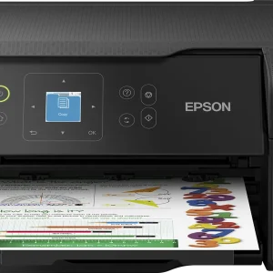Epson 33ppm Mono 15ppm Colour A4 Print Scan Copy USB Wi-Fi/Wi-Fi Direct Ethernet ManualDuplexPrint w/3.7cm LCD Screen incl 1 set of ink (2 x Black) - Image 1