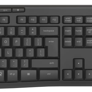 Logitech MK295 - Wireless Keyboard and Mouse combo - Black - USB - Silent - Image 1