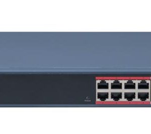 Hikvision L2  Smart Managed Switch  16 10/100M RJ45 PoE ports  2 Gigabit combo ports  802.3af/at  PoE power budget 230W  Max. 300 meter long distance PoE transmission - Image 1