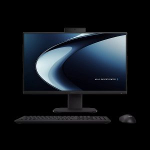 ASUS EXPERTCENTER P440 AiO / 23.8-inch FHD (1920 x 1080) 16:9 / Intel® Core™ 7 Processor 240H 2.5 GHz (24MB Cache  up to 5.2 GHz  10 Cores  16 Threads) / DDR5 32GB ( 32GB DDR5 SO-DIMM + 1x DDR5 SO-DIMM slot ) / 512GB M.2 NVMe™ PCIe® 4.0 SSD / Intel® Graphics / Camera: 1080p FHD camera with IR function to support Windows Hello / Trusted Platform Module (TPM) 2.0 / Wired black keyboard + Mouse (USB) / Windows 11 Pro / Black / 1Y OnSite Service(Next Business Day) - Image 1