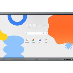 SAMSUNG 65" Android Interactive Display  Android 14 EDLA Certified  Resolution: 3840 x 2160  UHD  400nit Brightness  Build in Speakers  HDMI out  40 PTS touch  Wi-Fi & BT  Built-in Camera 7 YEAR ONSITE WARRANTY - Image 1