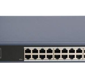 Hikvision L2  Smart Managed  24 Gigabit PoE ports  4 Gigabit SFP ports  802.3af/at  PoE power budget 370W  HPP Cloud managed  VLAN  STP/RSTP loop prefention  DHCP Snooping  ACL  IP&MAC filter based on port  SNMP V1/V2C  Max. 300 meter PoE transmission  Rack mount - Image 1