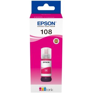 Epson 108 Ink Bottle Magenta 70ml for L8050 / L18050 - Image 1
