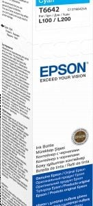 Epson 664 Ink Bottles Cyan 70ml EcoTank L565/ L550/ L486/ L455/ L386/ L382/ L365/ L355/ L355/ L310/ L3070 ... 6500 pages - Image 1