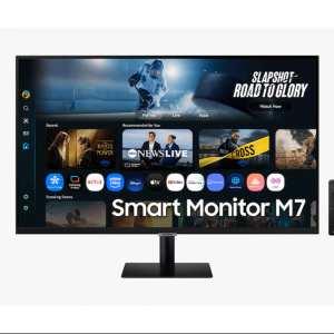 Samsung LS32FM700 / 32''  4K UHD (3840 x 2160)  16:9  300 cd/m²  3000:1  60Hz  4ms (GTG)  USB-C  HDMI  USB-A  Wi-Fi and Bluetooth support - Image 1