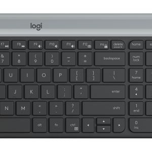 Logitech MK470 - Wireless Keyboard and Mouse combo - Graphite - Slimline - USB - Image 1