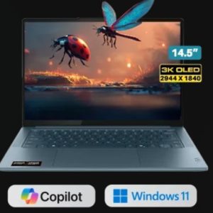Lenovo Yoga Pro7 / 14ASP10 / 14.5" 3K 2944x1840 / OLED / Teal / AMD Ryzen_AI_9_365 / 32GB Soldered LPDDR5X-8000 / 1TB SSD M.2 2242 PCIe 4.0x4 NVMe / Backlit K/B / Win11 Home / 2YR On-Site - Image 1