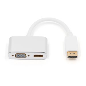 DP TO HDMI/VGA ADAPTOR WITH AUDIO - Image 1