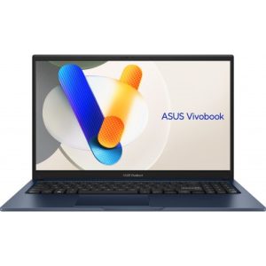 ASUS Vivobook / 15.6 FHD 1920X1080 16:9 / CORE 5 120U / DDR4 16GB ( 8GB DDR4 on board + 8GB DDR4 SO-DIMM ) / 512GB PCIE G4 SSD / Intel® Graphics / WIN11 HOME / Blue / 1YR PUR - Image 1