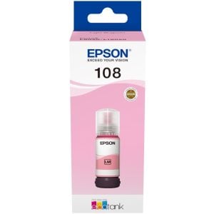 Epson 108 Ink Bottle Light Magenta 70ml for L8050 / L18050 - Image 1