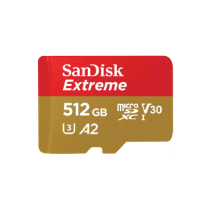 SanDisk Extreme 512GB MicroSD UHS-I Memory Card - Image 1