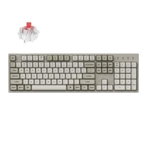Keychron C2 Pro 100% 8K Super Red Switch Hot-Swap RGB Wired Custom Mechanical Keyboard
