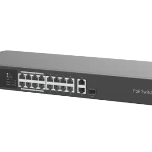 UNV - 16x Fast Ethernet PoE Ethernet Port Switch, 2x Gigabit port, 2x SFP port
