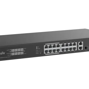 UNV - 16x Fast Ethernet PoE Ethernet Port Switch, 2x Gigabit port, 1x SFP port - Image 3