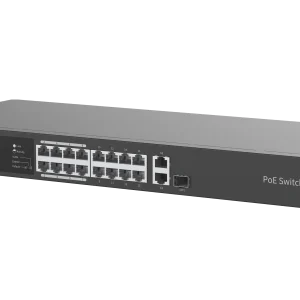 UNV - 16x Fast Ethernet PoE Ethernet Port Switch, 2x Gigabit port, 1x SFP port - Image 4