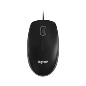 Logitech B100 Optical USB Mouse - BLACK-GREY - USB - HENDRIX WHITE BOX B100 - Image 1