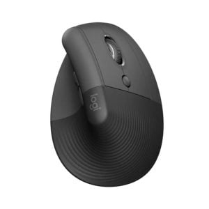 Logitech Lift Vertical Ergonomic Mouse for Business  - GRAPHITE / BLACK - 2.4GHZ/BT