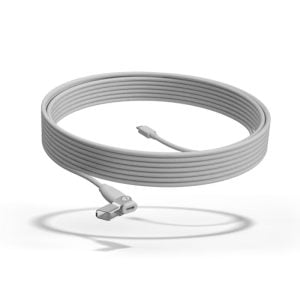 Logitech Rally Mic Pod Extension Cable, 10m - White
