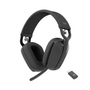 Logitech Zone Vibe Wireless Bluetooth Headset, Microsoft Certified - Graphite