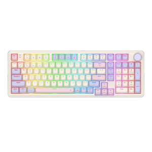 Redragon K768 EISA 100 RGB Wireless Gaming Keyboard - Lilac - Image 1