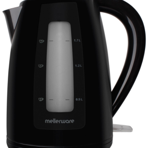 Mellerware Breede 360° Cordless Black 2L Plastic Kettle - Image 1