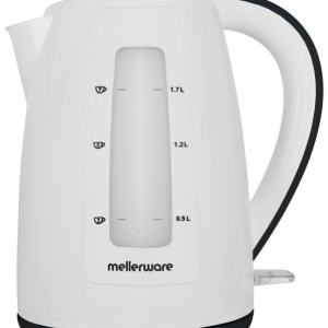 Mellerware Breede 360° Cordless Black & White 2L Plastic Kettle