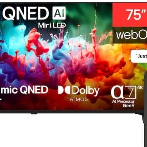 LG 75 Inch QNED70B6T QNED AI Mini LED 4K Smart TV
